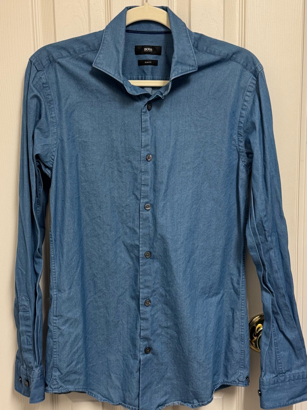 Boss Light Blue Denim Shirt